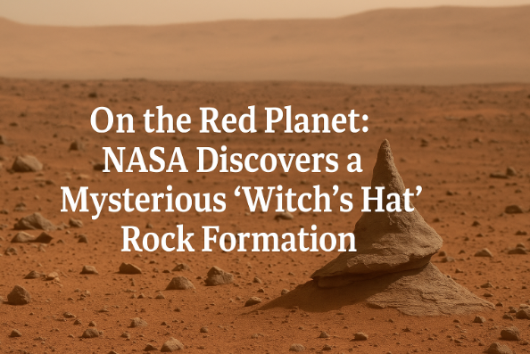 على الكوكب الأحمر: ناسا تكتشف تشكيلًا صخريًا غامضًا يُسمى "قبعة الساحرة"